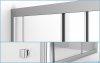 Besco Duo Slide drzwi prysznicowe przesuwne 140x195 przejrzyste DDS-140